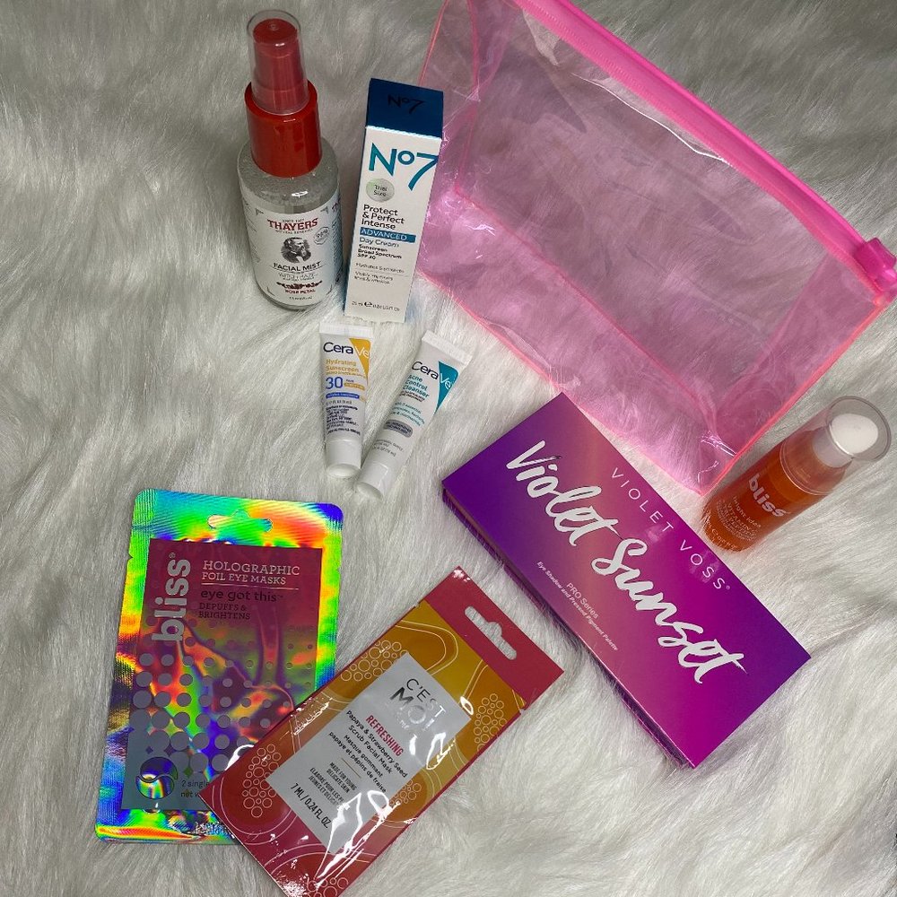 Bag day routine, violet voos